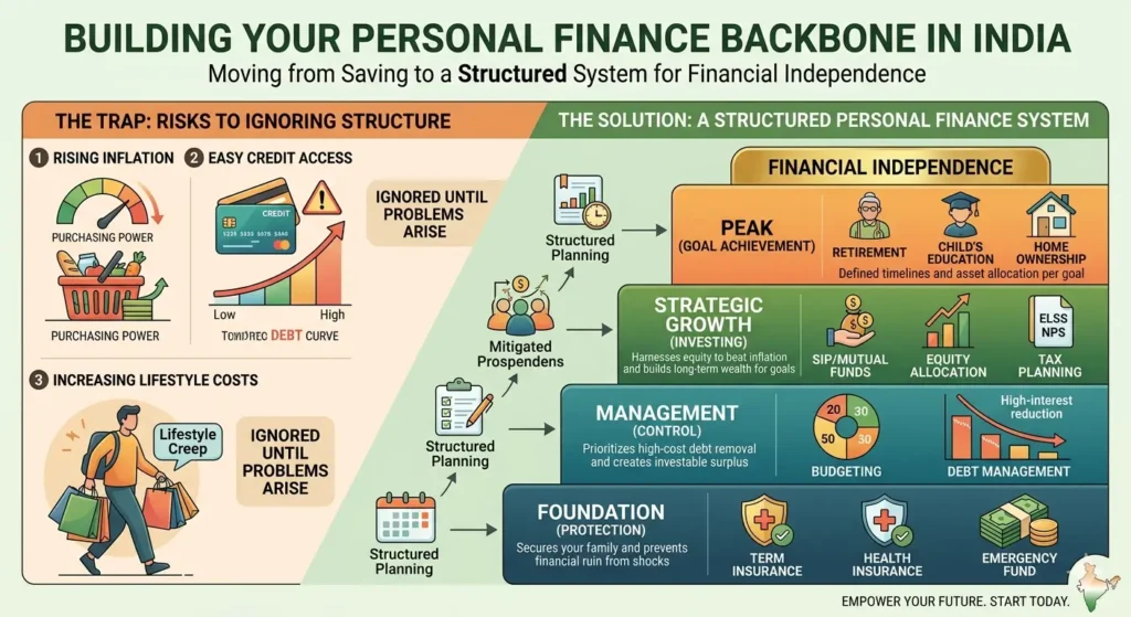 Personal finance management in India with budgeting and investment planning”