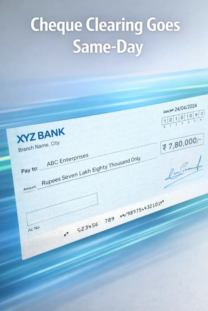 Cheque Clearing Is (Finally) Fast 