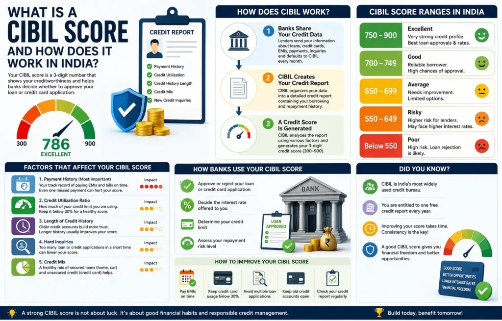 CIBIL Score Explained — 7 Important Facts Indians Must Know