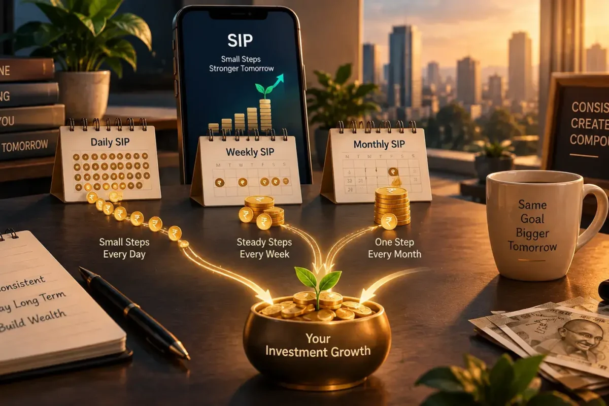 daily vs weekly vs monthly SIP mutual funds India