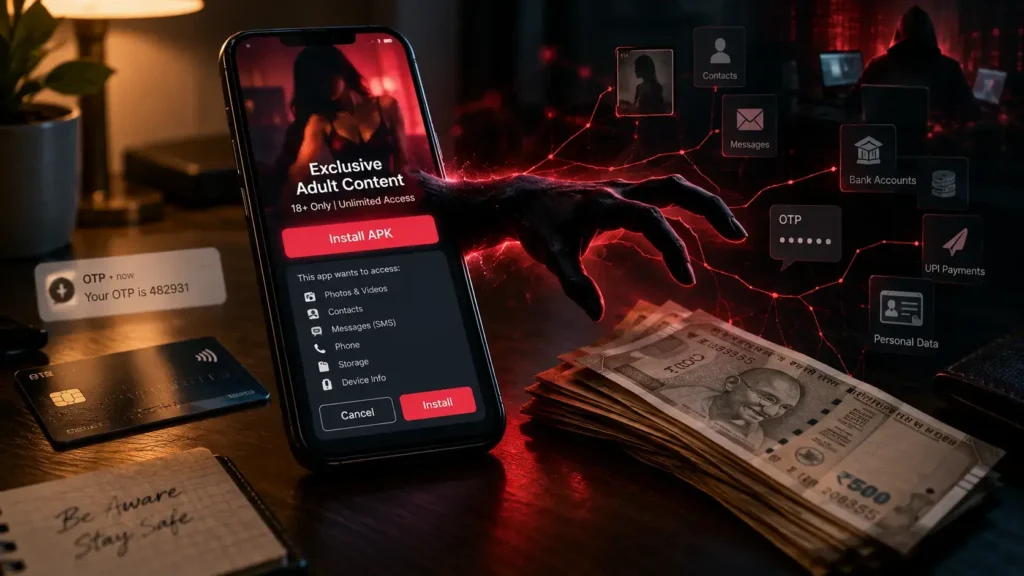 Malicious Porn Apps Financial Fraud India