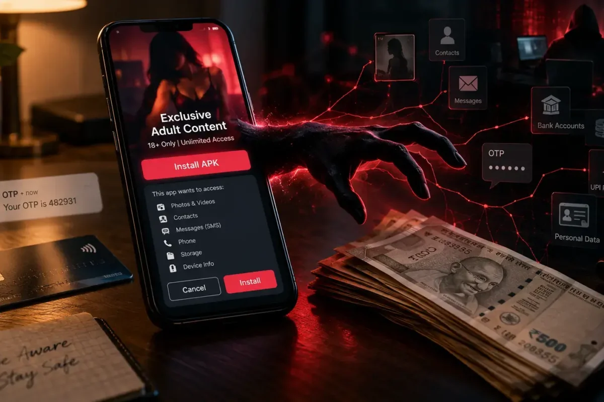 Malicious Porn Apps Financial Fraud India