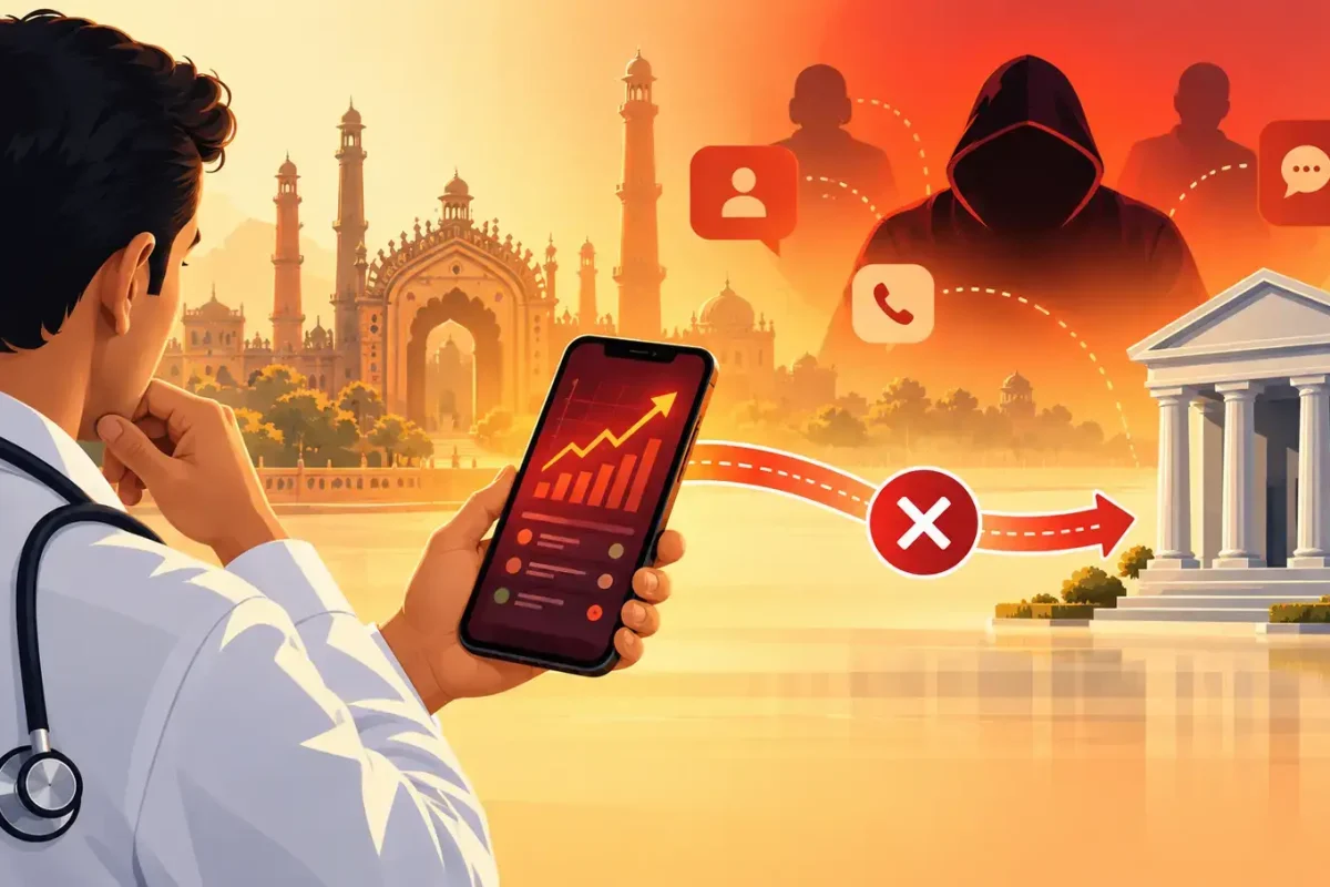 Lucknow Doctor’s ₹3.52 Crore Loss: 4 Proven Warning Signs of a Trading App Scam